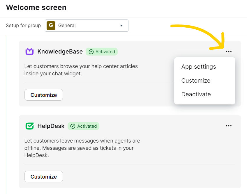 Welcome Screen Help Desk Disable